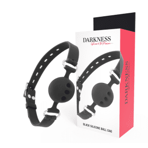 Bâillon BDSM cuir et silicone – Silence et soumission élégante