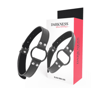 Bâillon anneau BDSM Darkness – Silence et soumission intense