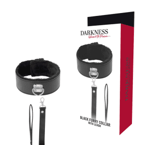 Collier BDSM avec laisse noire – Élégance et pouvoir entre tes mains
