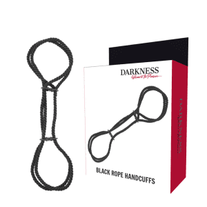 <strong>Poignets en corde de bondage</strong> en coton - l'accessoire fétiche doux et sûr