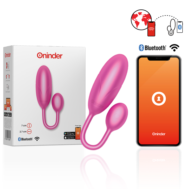 Vibromasseur connecté ONINDER™ DENVER : plaisir longue distance