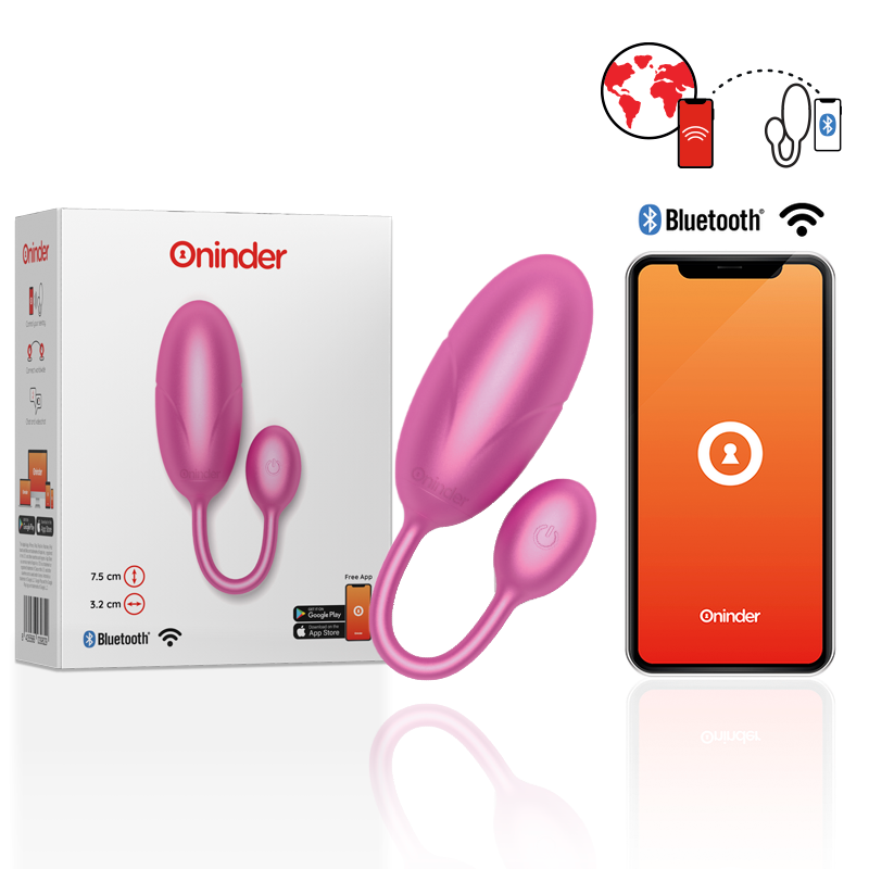 Vibromasseur connecté ONINDER™ TOKYO™ - Plaisir discret et illimité