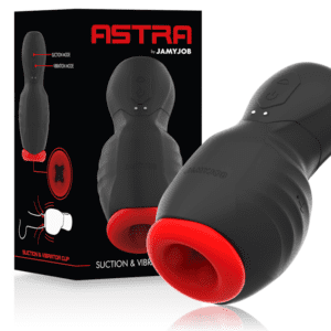 Masturbateur pénis à succion et vibration JAMYJOB™ ASTRA