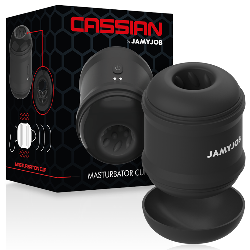 Masturbateur compact Cassian Jamyjob™ — Plaisir intense et design élégant