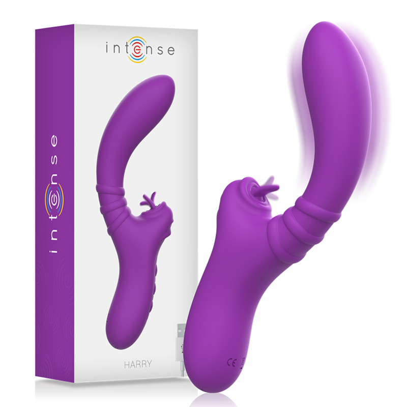 Stimulateur Clitoridien Intense™ Harry : Vibrations Exquises et Douceur Flex