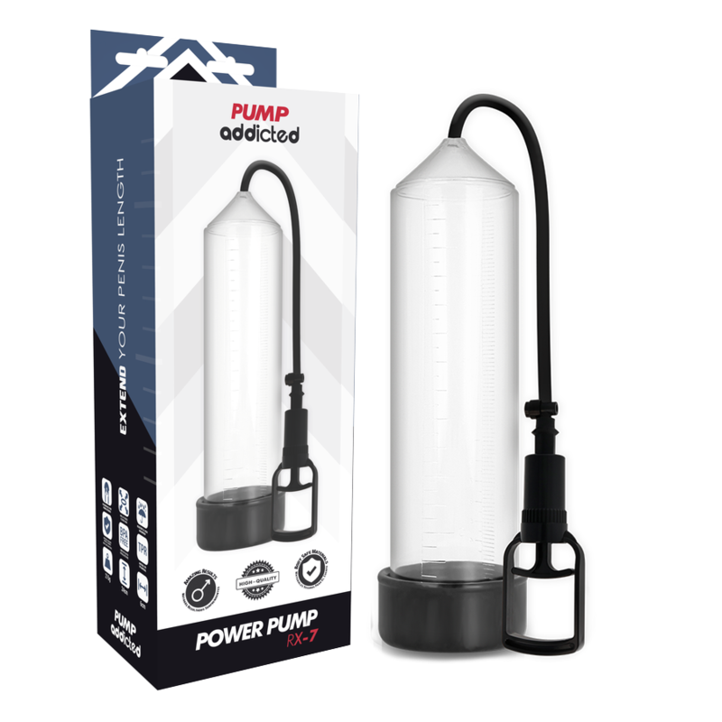 Pompe à pénis Pump Addicted : performances et érections améliorées