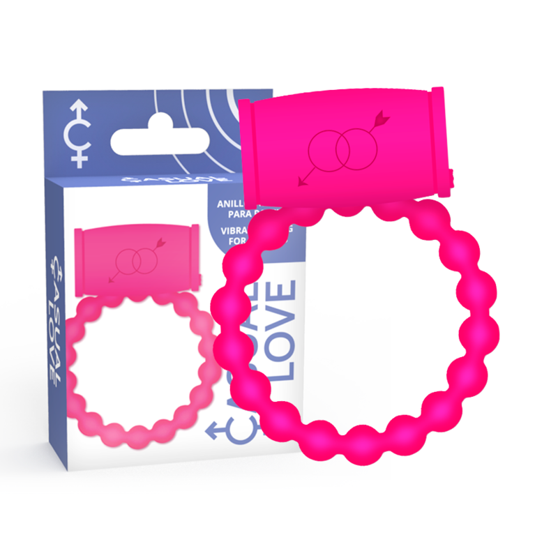 Anneau vibrant CASUAL LOVE RING 25 PINK – Intensifie le plaisir à deux