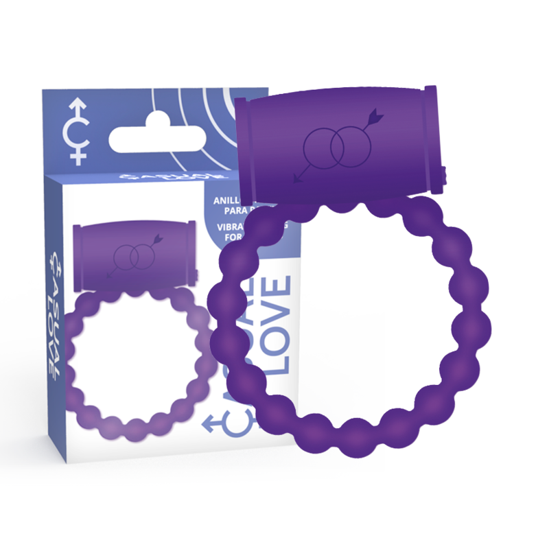 Anneau vibrant pour pénis avec stimulation clitoridienne