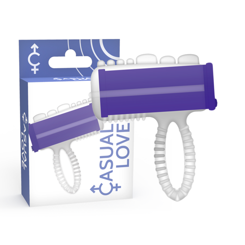 Mini vibromasseur de doigt et langue pour sensations intimes intenses