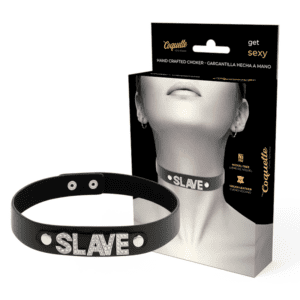 <strong>Collier BDSM noir</strong> Désir Coquette Chic – Audace élégante à fleur de peau