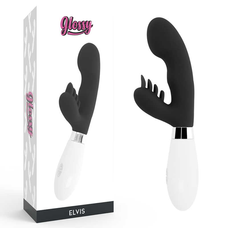 <strong>Vibromasseur point G lapin</strong> en silicone – Elvi, plaisir double moteur