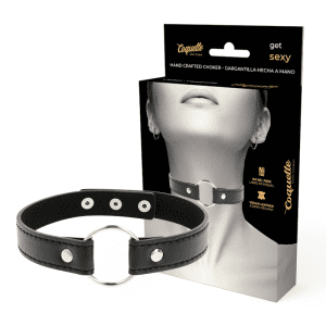 Collier fétiche en cuir vegan signé Coquette Chic Desire