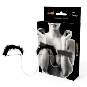 Menottes bondage en métal chic pour jeux intimes