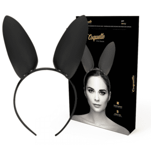 Bandeau oreilles de lapin en cuir vegan Coquette Chic Desire