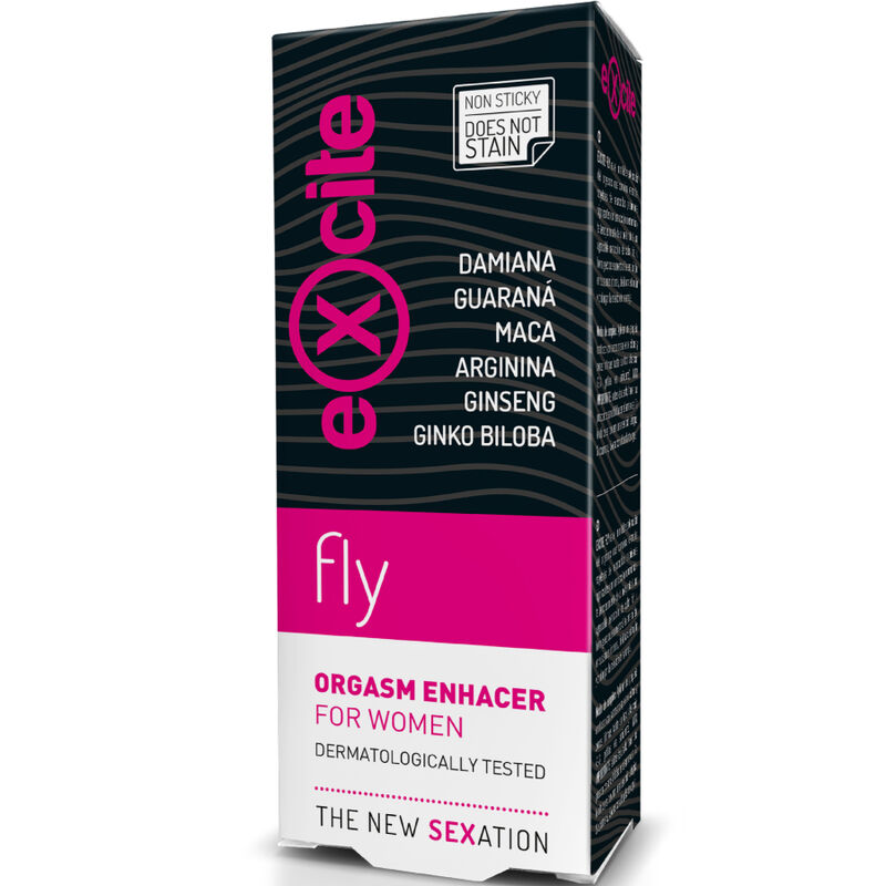 <strong>Stimulateur d’orgasme féminin</strong> EXCITE FLY – Gel sensuel pour sensations intenses