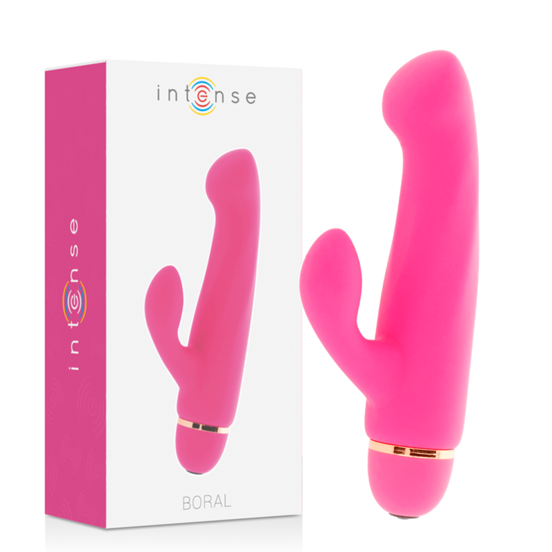 <strong>Vibromasseur point G avec stimulateur clitoridien</strong> - Plaisir intense et discret