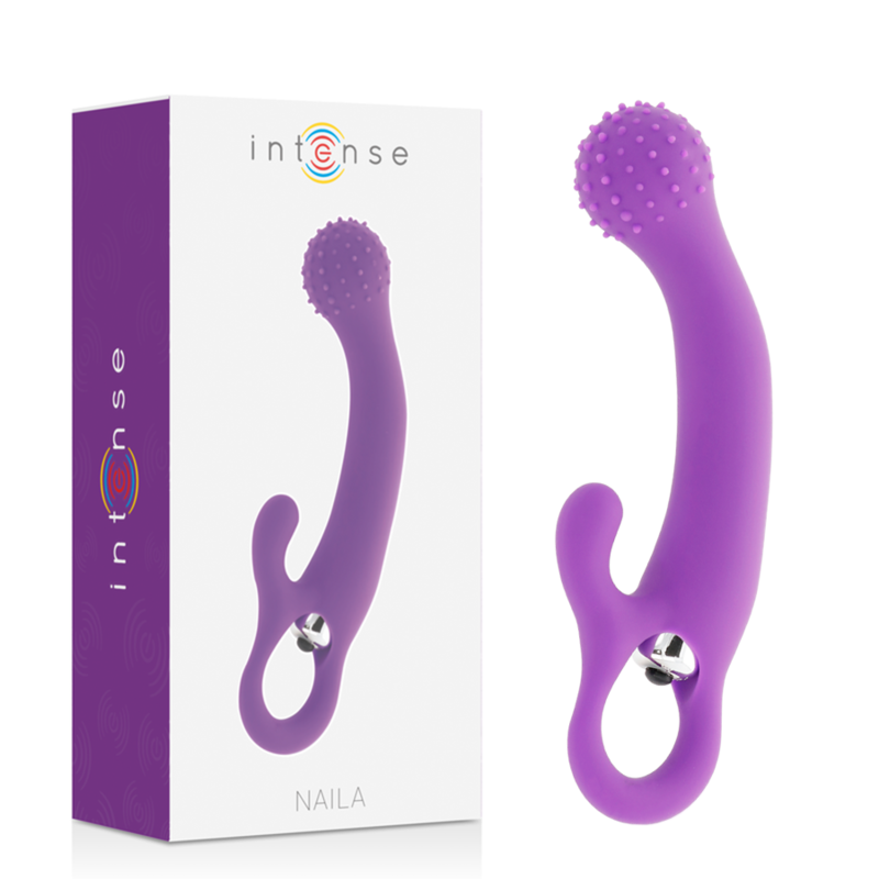 Stimulateur point G et clitoris Naila en silicone médical