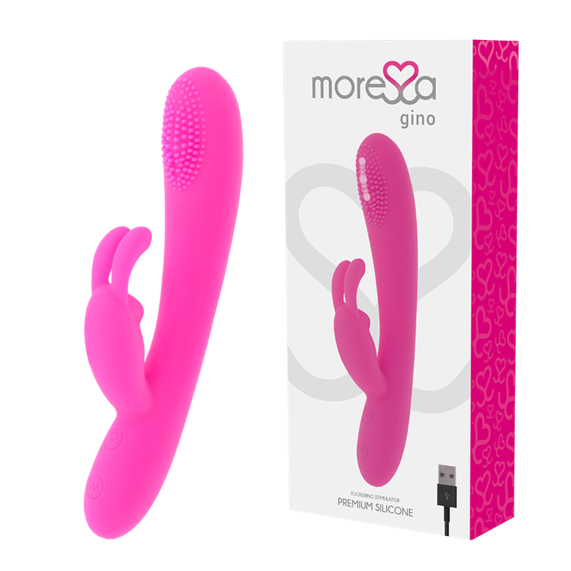 Vibromasseur rechargeable Gino en silicone médical