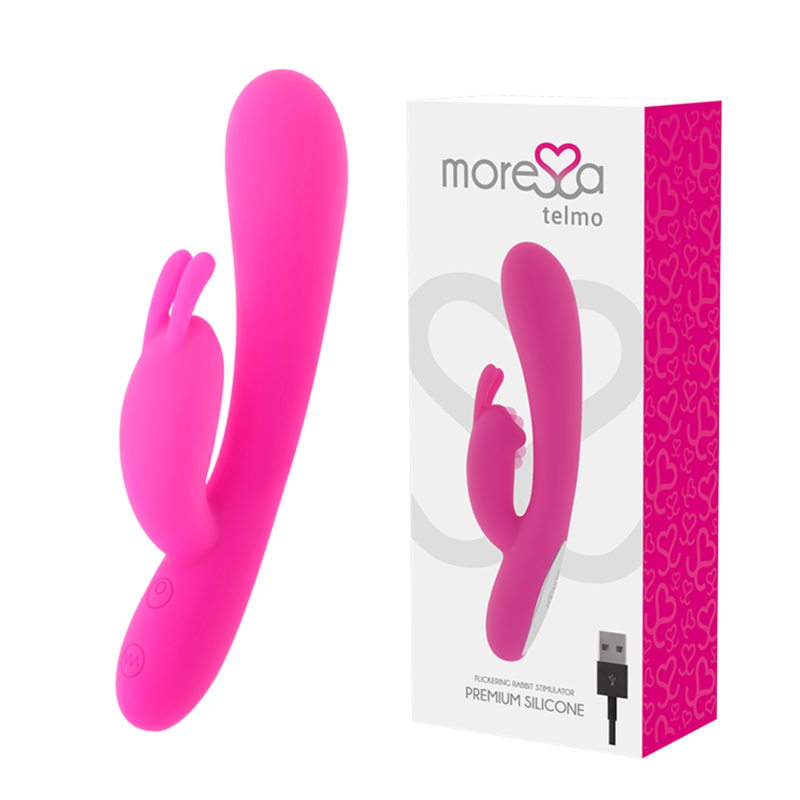 Telmo, le vibromasseur lapin en silicone médical pour orgasme intense