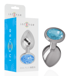 Plug anal orné de diamant INTENSE – Plaisir glamour assuré