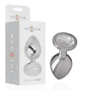 Plug anal orné de diamant INTENSE : glamour et plaisir