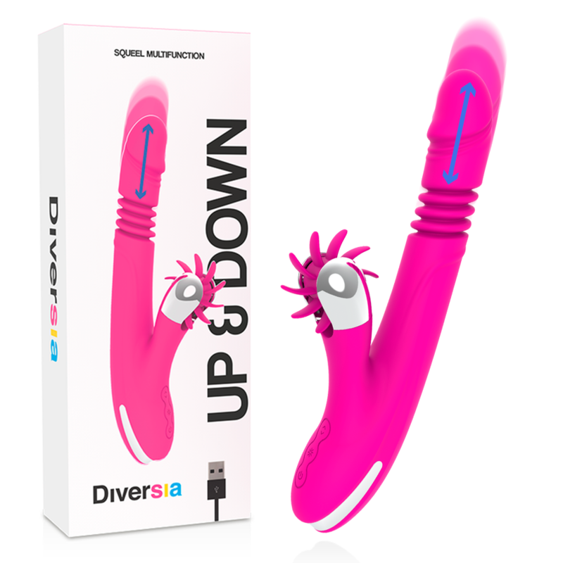 Vibromasseur Diversia Bunny Up Down – Plaisir Inédit et Sensations Montessoriées