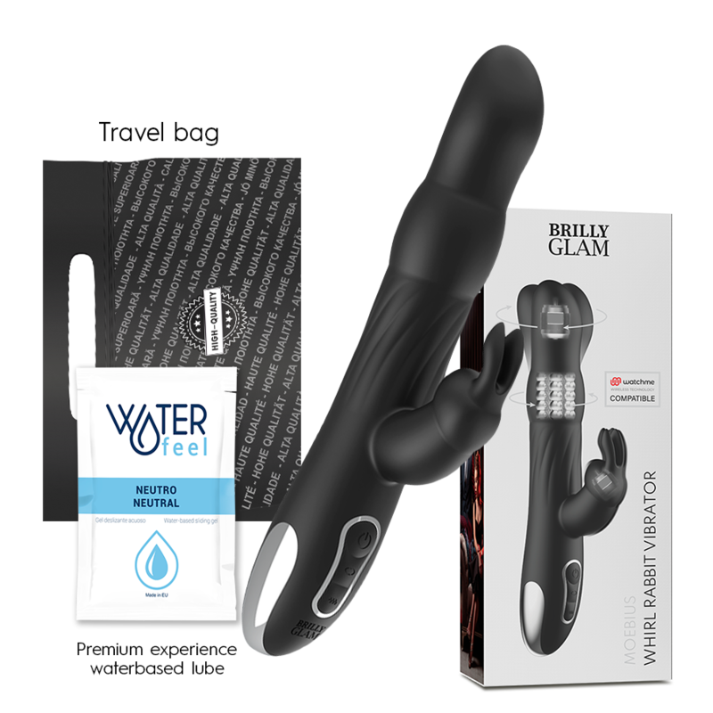 Vibromasseur Rabbit Rotatif MOEBIUS – Plaisir du Clitoris et du Point G