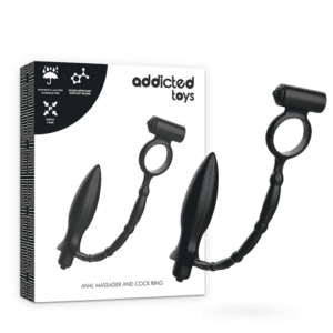 Masseur anal avec cockring pour débutants Addicted Toys