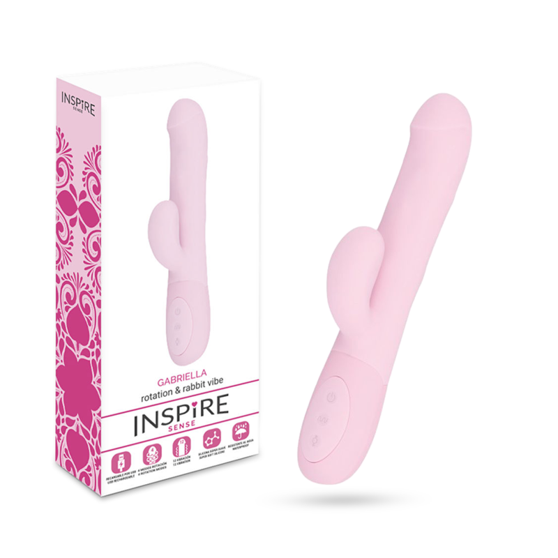 Gabriella : Lapin Vibrant Rotatif en Silicone pour Orgasmes Palpitants