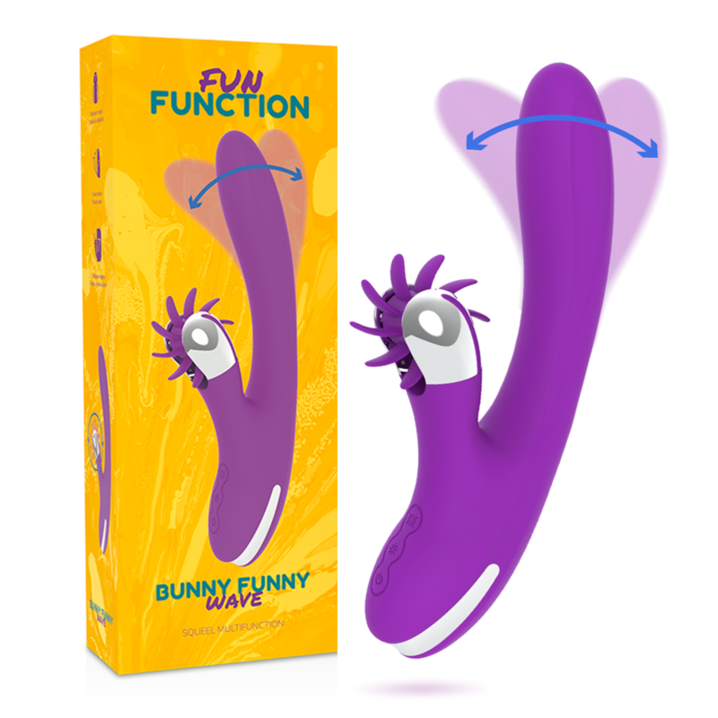 Bunny Function : Stimulateur clitoridien réaliste en silicone doux