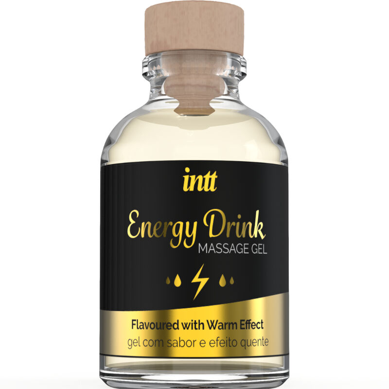 <strong>Gel de massage effet chauffant saveur Energy Drink</strong> – INTT