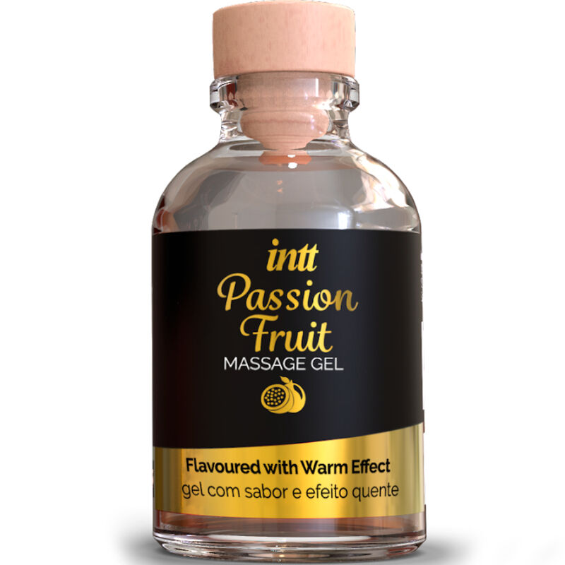 <strong>Gel de massage comestible fruit de la passion</strong> avec effet chauffant