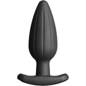 Plug anal électro-stim Silicone Noir Rocker - Sensations mains libres inégalées