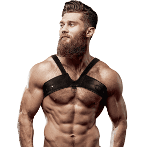 <strong>Harnais de poitrine homme sexy</strong> pour affirmer ta puissance