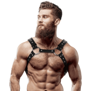 Harnais de poitrine avant sexy pour homme – Look audacieux et séduisant