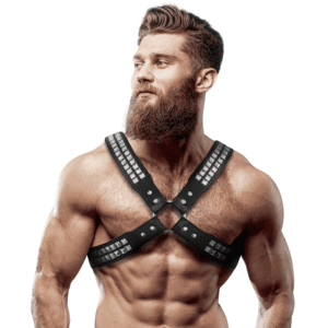 Harnais de poitrine sexy pour homme — Alliez puissance et sensualité