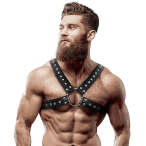 Harnais de poitrine avant pour homme – Look sexy et affirmé