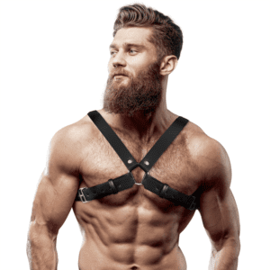 Harnais de poitrine avant pour homme - Look sensuel et assuré