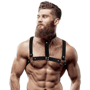 Harnais de poitrine avant pour homme – style sexy et domination