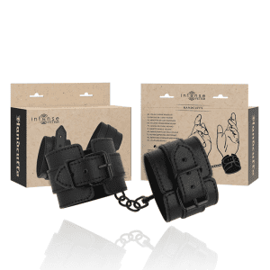 Menottes en cuir vegan INTENSE FETISH : élégance et intensité BDSM
