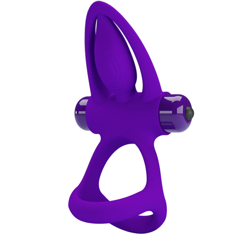 Anneau vibrant pour couple avec stimulation clitoridienne