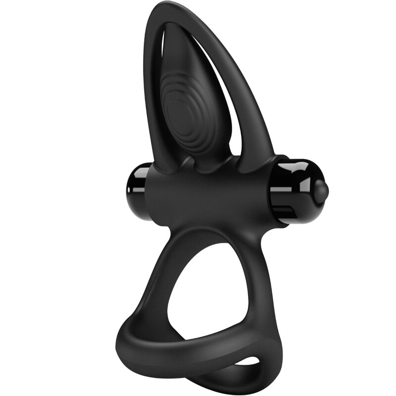 Anneau vibrant pour couple avec stimulateur clitoridien