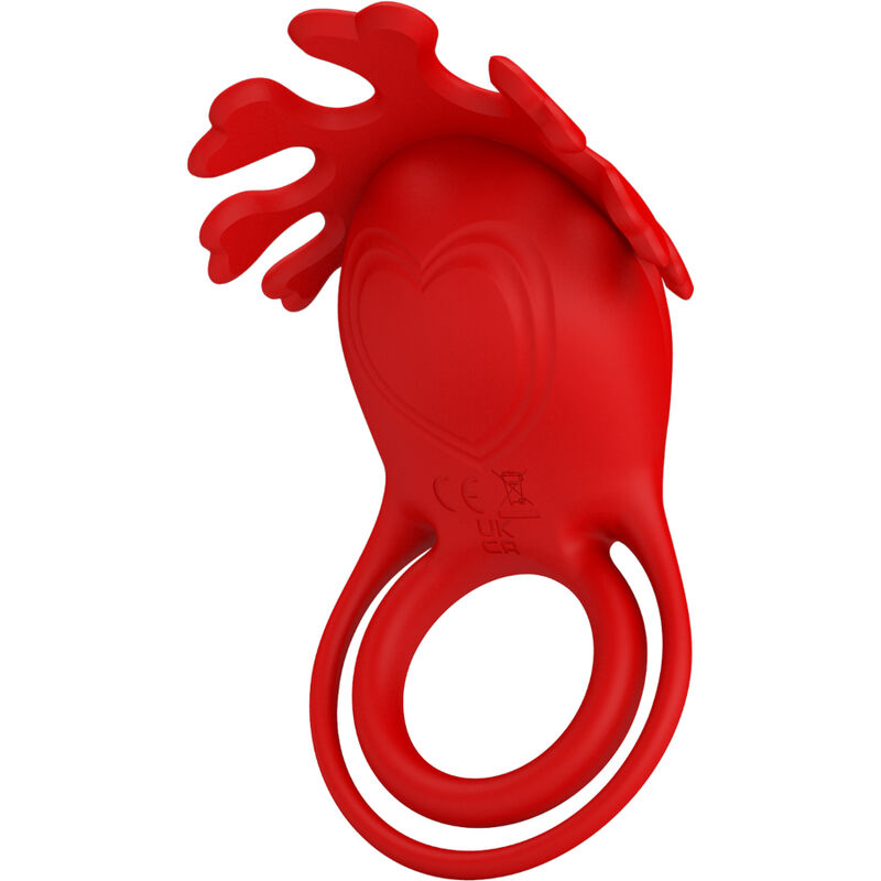 Anneau pénien vibrant 7 modes Pretty Love en silicone