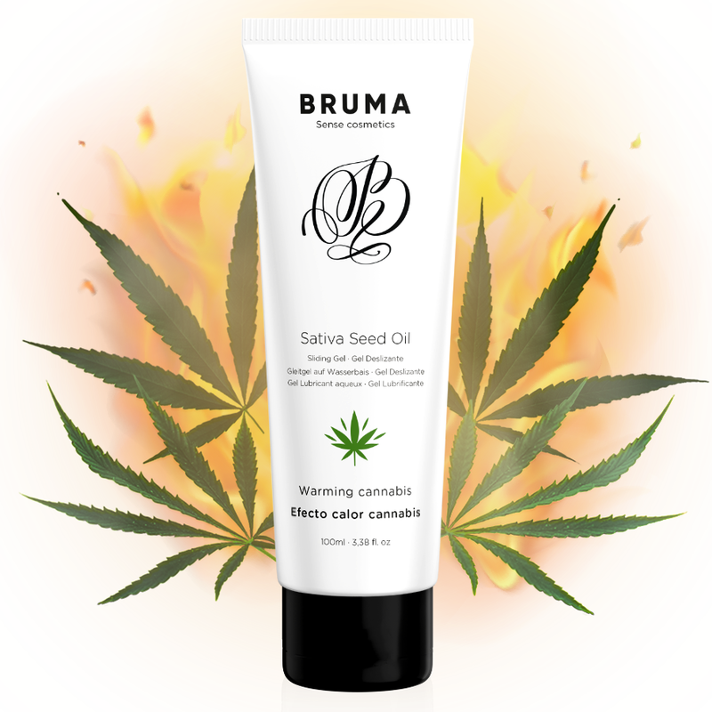 Gel glissant effet thermique au cannabis – 100 ml | BRUMA