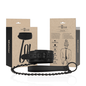 Collier en cuir vegan INTENSE FETISH – Élégance BDSM éthique