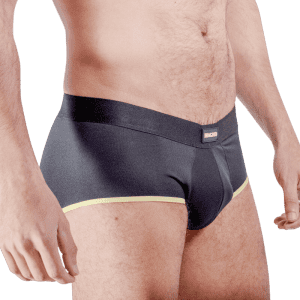 Slip homme sexy respirant BREF DARK YELLOW MALE