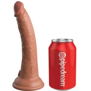 Gode en silicone double densité King Cock Elite – Réalisme ultime