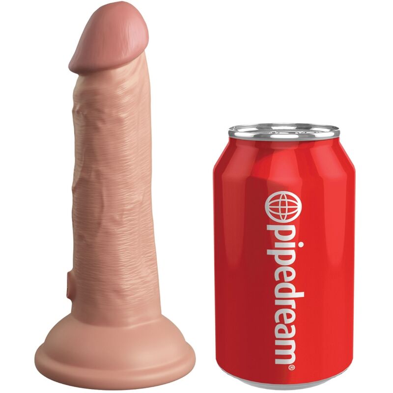 Gode Vibrant en Silicone King Cock Elite - Sensations Ultra Réalistes