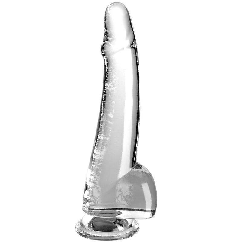 King Cock Clear : gode réaliste translucide au plaisir ultra réaliste