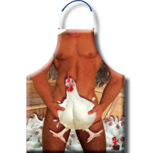 Tablier érotique en polyester pour fêtes sexy et décalées